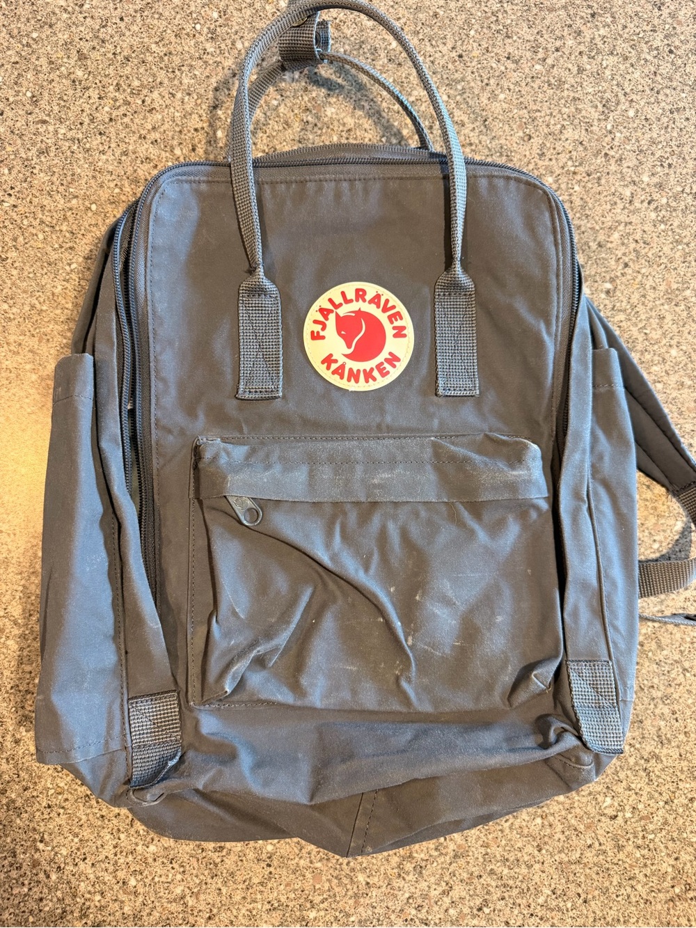 Fjallraven Kanken Backpack in Dark Gray